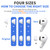4 Pairs Ear Tips for AirPods Pro 1 & 2 [Relief Pain] [Fit in Case] Noise Cancellation Add Grip Sport Earbuds Extra Small/Small/Medium/Large (Mix Sizes)
