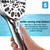 Iopsk Shower Head with Handheld 7 Spray Combo,Hand Held Showerhead with On/Off Switch,High Pressure Detachable Shower Heads with 60" Long Hose (Chrome)