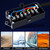 CheeMuii 15 FT 7 Way Trailer Cord and 7 Gang Junction Box Kit with 12 V Breakaway Switch and Plug Holder Heavy Duty Trailer Wiring Harness Kit for Trailers RVs Campers