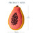 Phantoscope Papaya Shaped Throw Pillow, Fruit Themed Cushion for Couch, Bed and Chair, Pink, 10 x 15 inches