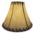 Rustic Faux Leather Bell Lamp Shade - 12"