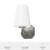 Hunter - Nolita 1-light Brushed Nickel, Small Sconce Light, Dimmable, Modern Style, for Bedrooms, Kitchens, Foyers, Bathrooms - 19889
