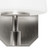 Hunter - Nolita 1-light Brushed Nickel, Small Sconce Light, Dimmable, Modern Style, for Bedrooms, Kitchens, Foyers, Bathrooms - 19889