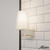 Hunter - Nolita 1-light Brushed Nickel, Small Sconce Light, Dimmable, Modern Style, for Bedrooms, Kitchens, Foyers, Bathrooms - 19889