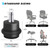 Bell Glides Replacement Office Chair or Stool Swivel Caster Wheels to Fixed Stationary Castors, Office Chair Wheels for Carpet - with Separate Self Adhesive Felt Pads/Chair Feet Wheel Stopper