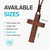 Holy Fringe Natural Walnut Wood Cross Necklace for Men & Women - Small Wood Cross Pendant Necklace for Car Mirror - Wooden Religious Pendant Jewelry (1.5" x 0.94") Holy Fringe Natural Walnut Wood Cross Necklace for Men & Women - Small Wood Cross Pendant Necklace for Car Mirror - Wooden Religious Pendant Jewelry (1.5" x 0.94")