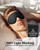 WAOAW Sleep Mask for Men Women: Blackout Eye Masks for Sleep - 3D Breathable Soft Comfortable Eye Mask for Travel - Adjustable Light Blocking Night Masks for Sleeping