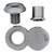 Amig – Peephole in shiny chrome-plated brass for door 4 - Diameter 14, 15 – 25 mm