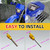 AnXin Dirt Bike Headlight,Motorcycle LED Head Light Universal for YZ125 YZ250 TTR230 YZ250F YZ450F DRZ400 WR250F WR450F Most Dirt Pit Bike Supermoto Enduro Motocross Blue