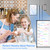 Weekly Calendar for Fridge,12×8” Magnetic Fridge Calendar Refrigerator Calendar, Weekly Meal Planner Magnetic, Menu Board, Double-Sided, Grocery List, Menu Planner for Refrigerator/Locker, 4 Markers