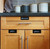 Clip-On Metal Cabinet and Drawer Labels – Reusable Chalkboard Labels for Kitchen, Bathroom, Dresser Drawers. Durable. Polished Edge. No Residue.