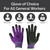 ADVANCED GLOVES – NiTex P-200 Nylon Nitrile Gloves, Breathable Nitrile Foam Coated Utility Gloves for Insulated Grip, Purple, 3-Pair, Medium