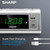 Sharp Alarm Clock for Bedrooms, Super Fast USB-C Charging and Fast 2 Amp USB Charging, 2 Alarms, 3-Step Dimmer, Snooze, Easy to Set Controls, Silver with Green LED Display Sharp Alarm Clock for Bedrooms, Super Fast USB-C Charging and Fast 2 Amp USB Charging, 2 Alarms, 3-Step Dimmer, Snooze, Easy to Set Controls, Silver with Green LED Display
