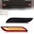 DYNVEX LED Rear Bumper Reflector Light Compatible with Toyo-ta Camry 2018-2024, [Play & Plug] [IP67 Waterproof], Red LED Tail Brake Rear Fog & Sequential Turn Signal Lamps, 2 PCS, Smoked Lens