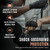 BOXRAW Knuckle Guards for Boxing- Left & Right Pads with Japanese Foam - Hand Guard for Protection - Includes Wash Bag, Black, L