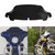 WYNMOTO Black 7" Wave Windshield Windscreen Wind Splitter Compatible for 2014-2023 Harley Davidson Touring Street Glide/Electra Glide/Ultra Limited/Tri Glide FLHT FLHX FLHXS FLHTK 14-23