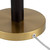 360 Lighting Orbital Mid Century Modern Desk Lamp 19 1/2" High Brown Wood Gold Metal White Frosted Glass Dome Shade for Bedroom Living Room Nightstand Bedside Night Stand Office Kids Room