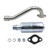 LOSTAR Rear Exhaust Muffler for Min Bike Predator 212cc Honda GX160 GX200 Tillotso