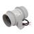 12V Inline Blower, High Air Compact 3 Inch Inline Duct Fan for Ducting