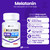 Healthfare Melatonin 60mg | 90 Veg Capsules | High-Strength Formula | Vegetarian, Non-GMO, Gluten-Free | Made in The USA