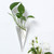 Yardwe Hanging Vase Clear Wall Planter Succulent Pot for Home Decor Bedroom Living Room Office