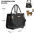 Fashion Pet Carrier Dog Cat Carrier Purse Soft-Sided Leather Handbag Pet Tote Bag for Small Dogs Puppy and Cat TSA Airline Approved
