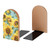 Watercolor Yellow Sunflower Farm Book Ends Decorative Wood Bookends for Shelves Kids Room Desk Home Office Book Stoppers for Magazines,Books, DVDs, 1 Pair/2 Pieces(5x3.1 in)