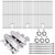 Adviace Grill Grate Replacement Parts for Nexgrill 720-0882A Evolution Infrared Plus, Stainless Steel Grill Grates, Heat Plates Shields, Burner Tubes, Igniters for Nexgrill Replacement Parts 5 Burner.