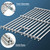 Adviace Grill Grate Replacement Parts for Nexgrill 720-0882A Evolution Infrared Plus, Stainless Steel Grill Grates, Heat Plates Shields, Burner Tubes, Igniters for Nexgrill Replacement Parts 5 Burner.