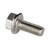 1/4-20 x 1-3/4" Flanged Hex Head Bolts Flange Hexagon Screws, Stainless Steel A2, DIN 6921, 25 PCS