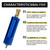 TUXING 4500Psi Pcp Hand Pump Air Filter, Pcp Air Compressor Oil Water Filter with Female Soft Hose and Male Quick Connector for High Pressure Air Compressor Pump 30Mpa