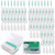 YEERSUO 200 PCS Soft Dental Floss Picks, Dental Picks with case, Toothpicks Brush Between Teeth, Tooth Flossing Brush Disposable for Cleaning, Toothbrush Clean Tool, Green Color