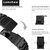 Compatible for Garmin Venu 3 Band, Lamshaw Quick Release 22mm Stainless Steel Metal Replacement Straps Compatible with Garmin Venu 3/Venu 2/Forerunner 255/Forerunner 255 Music/Forerunner