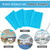 VIHOSE 4 Pcs 2 x 2 Feet Fluorescent Light Covers for Ceiling Lights Classroom Magnetic Light Filters for Reducing Harsh Glare Flicker for Office Classroom Home Drop Ceiling(Pure Style)