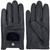 Zjjseloru Mens Genuine Lambskin Leather Driving Gloves Unlined, Touchscreen, Black, M