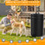 PAWZIDEA Dog Poop Trash Can Outside Odor Control, 3.1 Gallon Outdoor Trash Can with Lid, Waterproof Pet Waste Disposal Container, Small Poop Bin Step Garbage Can, 7.8in Activated Carbon Filter, Black PAWZIDEA Dog Poop Trash Can Outside Odor Control, 3.1 Gallon Outdoor Trash Can with Lid, Waterproof Pet Waste Disposal Container, Small Poop Bin Step Garbage Can, 7.8in Activated Carbon Filter, Black