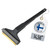 Car Ice Scraper Long Handle Ice Scraper Brass Blade 14,5 inch Ice Scraper for Car Snow Scraper Ice Scrapers for Car Windshield Original Murska from Europe (L&P A055 Black Gray)