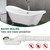 Low Profile 1 1/2 P Trap, Flexible Bathtub Shower Drain Pipe, Suitable for Freestanding Bathtub RV Bathtub(white)