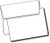 Blank White Greeting Cards With White Envelopes 5" x 7" Pack Of 20 Printable Note Cards With Corresponding Envelopes