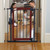 Summer Infant Essex Craft Safety Baby Gate,Solid Wood Cherry Stain Arched Doorway,Charcoal Gray Metal Frame-30” Tall, Fits Openings up to 28” to 42” Wide, Baby and Pet Gate for Doorways and Stairways