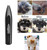 Ruri's Dog Clippers, Cordless Cat and Small Dogs Clipper, Low Noise Electric Pet Trimmer, Dog Grooming Clippers for Trimming Dog's Hair Around Paws, Eyes, Ears, Face, Rump (Black)