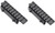 Gotical Low Profile 11mm / 3/8" Dovetail to Picatinny Rail Adapter Converter Durable Item (Pack of 2)