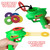 ArtCreativity Foam Disc Launcher, Set of 2 Disk Shooter Toy Guns with 1 Gun and 5 Flying Disks Each, Outdoor Games and Activities for Summer, Backyard, and Picnic Fun, Best Gift Idea