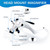 TMANGO Rechargeable Head Magnifier with 4 LED Lights and 5 Lenses – Hands-Free Magnifying Headset for Close Work, Jewelry, Crafts, Eyelash Extensions, Magnifying Glasses Alternative