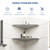 FerdY 2-Pack 10" Brushed Nickel Recessed Corner Shower Shelf, for Tiled Bathroom Walls, 304 Stainless Steel Floating Shelf, Shower Caddy Storage Shelves, No Drilling Required, Striped Diamond