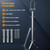 24 Inch Antenna Wall Mount Stainless Steel Stand Off Wall Mast Mount Clamps Windproof Antenna Mounting Bracket (24 inch)