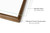 ECLSDL 6x8 Picture Frame Horizontal Vertical Display Photos 5x7 with Mat or 6x8 without Mat Made of Solid Natural Walnut Wood with Real Glass Table Desktop Standing Wall Mounting Gallery Frames
