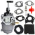 Ferilter Carburetor for Ryobi RY906500S RY906500VNM RY905500E RY905500 RY906300LP RY908000E 6500 8125 W 5500 6875 6300 7875 Watt 420cc Generator Parts D262839 Carburetor Kit Air Filter Fuel Line Parts