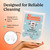 Freddie Dishwasher Sheets Fragrance Free - Space-Saving Alternative to Liquid Detergent - 60 Loads Concentrated Plastic Jug Free Strips