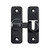 Wocoe Barn Door Latches,Black 90/180 Degree Gate Lock,Zinc Alloy Right Angle Door Lock Latch,Flip Gate Latches Hardware,Door Security Sliding Door Latch Lock for Cabinets